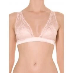 Seide Triangel- BH WEDDING Puder-rosa Von Ritratti