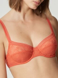 Tüllspitze Bügel-BH MISS LEJABY Von Maison Lejaby -MAISON LEJABY Verkäufe balconette bh mit spitze orange misslejaby chili maison lejaby 1 2