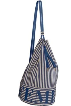 Strandtasche / Match Sack BEACH BAG Mariniere Marlies Dekkers -MAISON LEJABY Verkäufe beach bag blau beige gestreift 19831 marlies dekkers 1