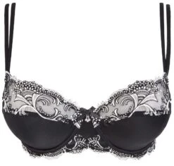 Seiden BH SPLENDEUR SOIE Von Lise Charmel -MAISON LEJABY Verkäufe bh halbschale seide acc3080d schwarz 8110 splendeur soie lise charmel 2