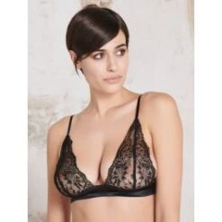 Tüll Triangel-BH Aus Leavers Spitze Von Oscalito