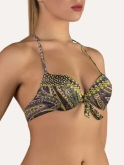 Push-Up Bikini METALLIC Grün-bunt Von Cotton Club Mare -MAISON LEJABY Verkäufe bikini metallic cs5 cotton club