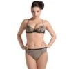 Push Up Bikini CORA Schwarz-nude Von Je Suis -MAISON LEJABY Verkäufe bikini nude schwarz je suis 1