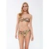 Bandeau Bikini ZEBRA IN PARADISE Apricot-grün Von Fürstenberg -MAISON LEJABY Verkäufe bikini pfirsich bunt 243 50203 fuerstenberg
