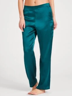100% Seide Hose TOI MON AMOUR Klassische Farben Von Aubade -MAISON LEJABY Verkäufe hose gr n seide toi mon amour qs60 emeraude aubade 1 6 1 1