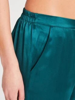 100% Seide Hose TOI MON AMOUR Klassische Farben Von Aubade -MAISON LEJABY Verkäufe hose gr n seide toi mon amour qs60 emeraude aubade 3 6 1 1