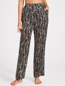 100% Seide Hose TOI MON AMOUR Von Aubade -MAISON LEJABY Verkäufe hose schwarz gold seide toi mon amour qs60 tresor aubade 1