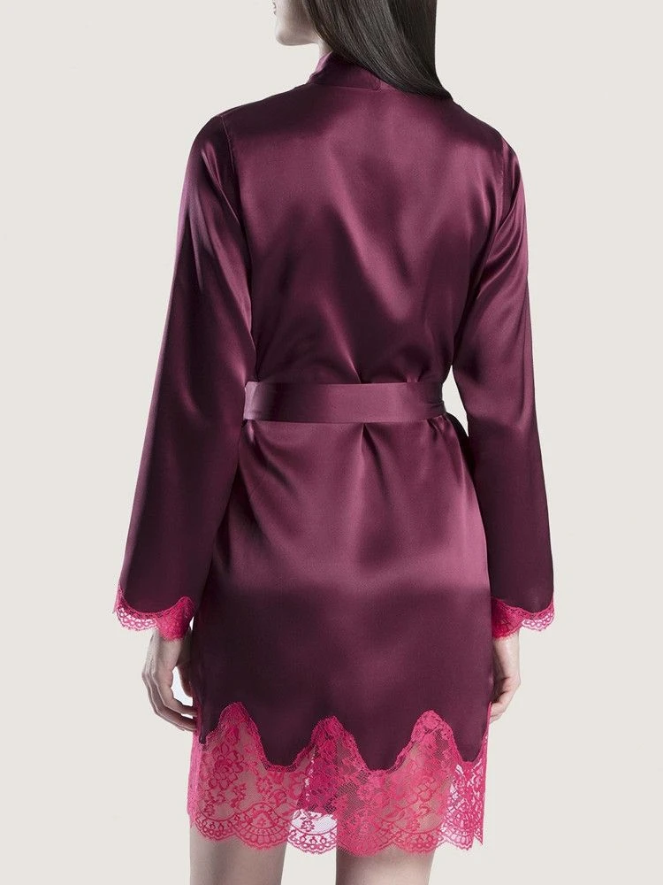 100% Seide Kimono SOIE D´AMOUR Exquisit Aubade 4 100% Seide Kimono SOIE D´AMOUR Exquisit Aubade – Bild 2