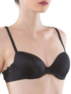 Schalen-BH Microfaser Spitze GRISELDA Basic Von Cotton Club Rubino -MAISON LEJABY Verkäufe microfaser spitze bh 3gi griselda schwarz cotton club dessous 9