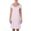 Kurzarm Nachtkleid CAMILLA Zartrosé Aus Modal Von Imec -MAISON LEJABY Verkäufe modal nachtkleid camilla rosa 69991 imec 1