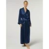 100% Seide Morgenmantel Lang GIGLIOLA Von Vivis -MAISON LEJABY Verkäufe morgenmantel seide lang v00285 gigliola nachtblau vivis 2