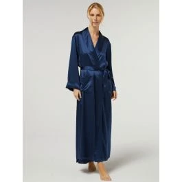 100% Seide Morgenmantel Lang GIGLIOLA Von Vivis 3 100% Seide Morgenmantel Lang GIGLIOLA Von Vivis