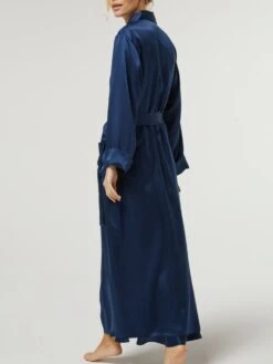 100% Seide Morgenmantel Lang GIGLIOLA Von Vivis 12 100% Seide Morgenmantel Lang GIGLIOLA Von Vivis -MAISON LEJABY Verkäufe morgenmantel seide lang v00285 gigliola nachtblau vivis 4