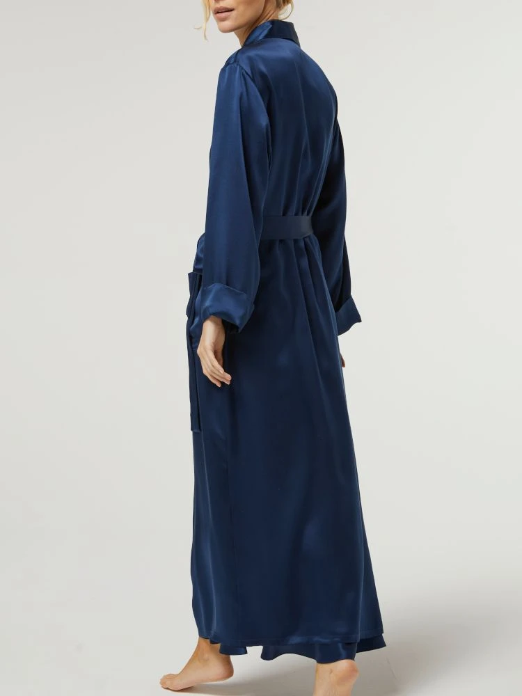 100% Seide Morgenmantel Lang GIGLIOLA Von Vivis 7 100% Seide Morgenmantel Lang GIGLIOLA Von Vivis – Bild 5