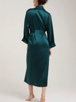 100% Seide Morgenmantel Lang GIGLIOLA Von Vivis 11 100% Seide Morgenmantel Lang GIGLIOLA Von Vivis -MAISON LEJABY Verkäufe morgenmantel seide lang v00285 gigliola pinie vivis 4