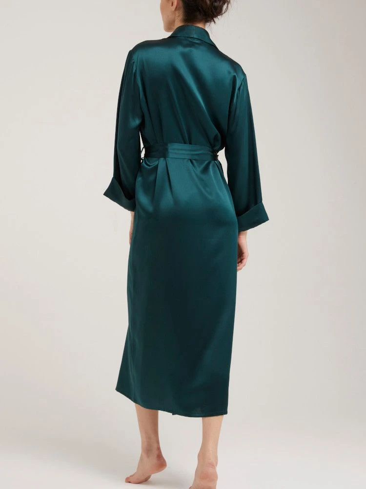 100% Seide Morgenmantel Lang GIGLIOLA Von Vivis 6 100% Seide Morgenmantel Lang GIGLIOLA Von Vivis – Bild 4