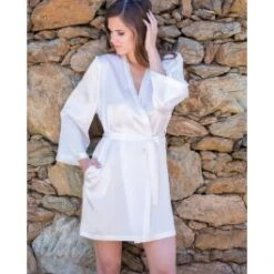 100% Seide Morgenmantel SOIE LASER Von Marjolaine