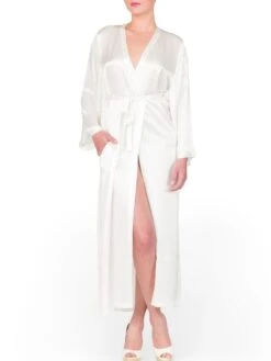 100% Seide Morgenmantel Lang LAURIAN Marjolaine 25 100% Seide Morgenmantel Lang LAURIAN Marjolaine -MAISON LEJABY Verkäufe morgenmantel seide laurian naturel marjolaine 8 1