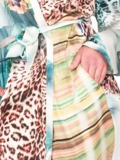 Kimono 100% Seide TOPAS Mit Animalprint Von Eva B. Bitzer -MAISON LEJABY Verkäufe morgenmantel seide topas bitzer 2