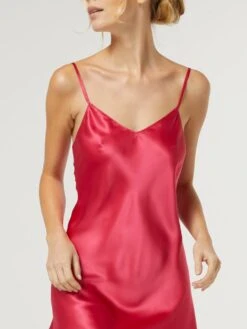 100% Seide Nachthemd CAROLINE Elegant Von Vivis 36 100% Seide Nachthemd CAROLINE Elegant Von Vivis -MAISON LEJABY Verkäufe nachthemd seide caroline v00003 geranio rot vivis 1 2 1