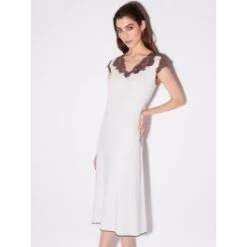 Modal Nachthemd CORDA In Hellbeige Von Chiara Fiorini