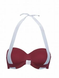Neckholder Bikini SAILOR Rot Von Luna -MAISON LEJABY Verkäufe neckholder bikini oberteil sailor rot luna swimwear