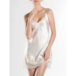 100% Seide Negligé TOI MON AMOUR Klassische Farben Von Aubade