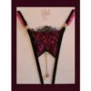 Lola Luna Ouvert String SCARLETT OPEN FUCHSIA Schwarz-pink 2 Lola Luna Ouvert String SCARLETT OPEN FUCHSIA Schwarz-pink -MAISON LEJABY Verkäufe ouvert string scarlett open fuchsia lola luna 2
