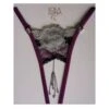 Lola Luna String VERANE OPEN Taupe-violett Ouvert -MAISON LEJABY Verkäufe ouvert string verane open lola luna