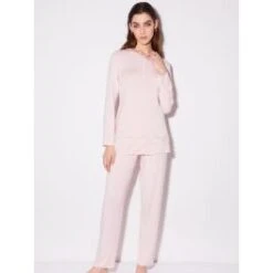 Modal Pyjama Mit Knopfleiste Von Chiara Fiorini
