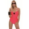 Bügel-Badeanzug ADDICTION Von Rebecca -MAISON LEJABY Verkäufe rebecca badeanzug buegel rot addiction 2