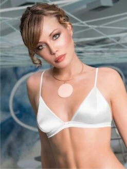 Seta Superior Stretchseide Triangel-BH REGALE Uni Cotton Club -MAISON LEJABY Verkäufe seide bh regale champagner cotton club 1 1 1 1 1 1