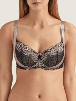 Seide Bügel BH FEMME GLAMOUR Altrosa-schwarz Von Aubade -MAISON LEJABY Verkäufe seide buegel bh md14 altrosa femme glamour aubade 4