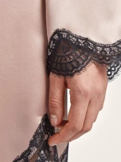 100% Seide Kimono TOI MON AMOUR Viele Farben Von Aubade -MAISON LEJABY Verkäufe seide kimono qs65 sonate altrosa schwarz 5 toi moi amour aubade 2 1 1