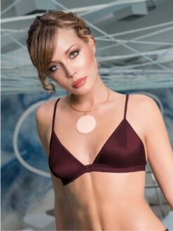 Seta Superior Stretchseide Triangel-BH REGALE Uni Cotton Club -MAISON LEJABY Verkäufe seide regale vitale prode pflaume cotton club 1 1 1 1 1 1