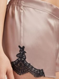 100% Seide Shorts TOI MON AMOUR Uni Farben Von Aubade -MAISON LEJABY Verkäufe seide shorts qs61 sonate altrosa schwarz 5 toi moi amour aubade 2 1 2 1