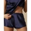 100% Seide SHORTS Soie Unie Uni Von Marjolaine -MAISON LEJABY Verkäufe seide shorts tintenblau soie unie marjolaine 8 1 1 1