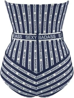 Badeanzug SEXY BADASS Blau-weiss Von Marlies Dekkers 12 Badeanzug SEXY BADASS Blau-weiss Von Marlies Dekkers -MAISON LEJABY Verkäufe sexy badass badeanzug blau weiss 35024 b 2 marlies dekkers