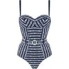Badeanzug SEXY BADASS Blau-weiss Von Marlies Dekkers 1 Badeanzug SEXY BADASS Blau-weiss Von Marlies Dekkers -MAISON LEJABY Verkäufe sexy badass badeanzug blau weiss 35024 b 2 marlies dekkers 4