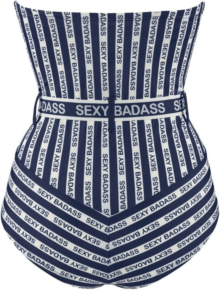 Badeanzug SEXY BADASS Blau-weiss Von Marlies Dekkers 7 Badeanzug SEXY BADASS Blau-weiss Von Marlies Dekkers – Bild 5