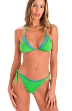 Triangel-Bikini MAIN Grün Von Pin-Up Stars -MAISON LEJABY Verkäufe slip bikini pb195f gruen pin up stars