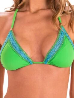 Triangel-Bikini MAIN Grün Von Pin-Up Stars -MAISON LEJABY Verkäufe slip bikini pb195f gruen pin up stars 4