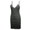 70% Seide 30% Baumwolle Spaghettiträger Nachthemd RIPP Von Eva B. Bitzer -MAISON LEJABY Verkäufe spaghetti unterkleid schwarz 27338278 jersey rip eva b bitzer 7
