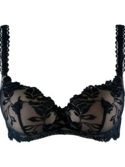 Halbschale BH SOFTESSENCE TM Spitze Von Aubade -MAISON LEJABY Verkäufe spitze dessous tmn04 noir 1 softessence aubde 1