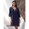 100% Baumwolle Strandtunika NOAM 98 Dunkelblau Von Pain De Sucre -MAISON LEJABY Verkäufe strandkleid noam dunkelblau pain de sucre