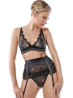 Strapsgürtel VALSE CRYSTAL Mit Strass Von Prelude Milano -MAISON LEJABY Verkäufe strapsg rtel triangelbh yj324 ys324 schwarz valse prelude milano 1