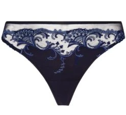 Seiden String SPLENDEUR SOIE Von Lise Charmel -MAISON LEJABY Verkäufe string seide acc0080 dunkelblau 5276 splendeur soie lise charmel 2