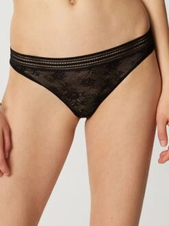 Tüllspitze String MISS LEJABY Von Maison Lejaby -MAISON LEJABY Verkäufe tanga schwarz 16462 miss lejaby maison lejaby 1