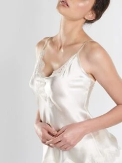 100% Seide Top SOIE D´AMOUR Fein Von Aubade -MAISON LEJABY Verkäufe top seide perlmut ms38 soie d amour aubade 6 1 1 1