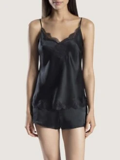 100% Seide Top SOIE D´AMOUR Fein Von Aubade -MAISON LEJABY Verkäufe top seide schwarz ms38 soi d amour aubade 3 1 1 1